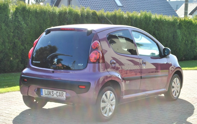 Peugeot 107 cena 19999 przebieg: 125000, rok produkcji 2013 z Szczebrzeszyn małe 667